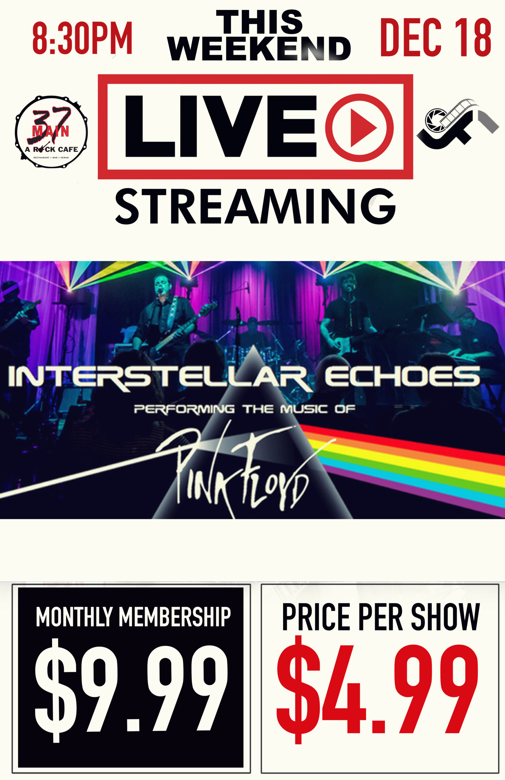 Live Stream Concerts at 37 Main!