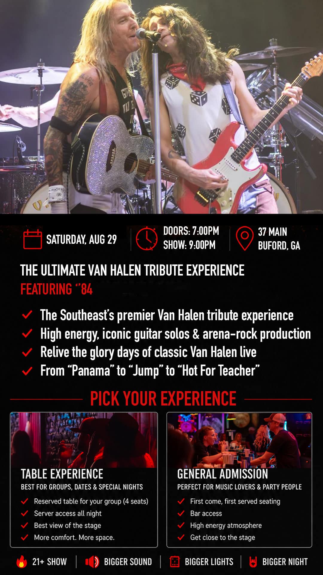 Van Halen Tribute Live Near Atlanta on June 12th at 37 Main